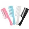High-Temperature Resistant Wide-Tooth Comb for Long Hair - Smooth, Thick Handle