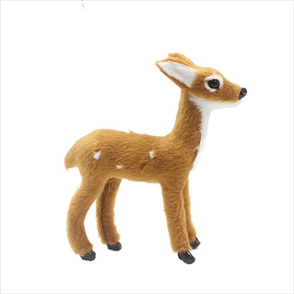 Garden Miniatures Artificial Deer Deer Ornaments Christmas Deer Animal Sika Deer Simulation Deer