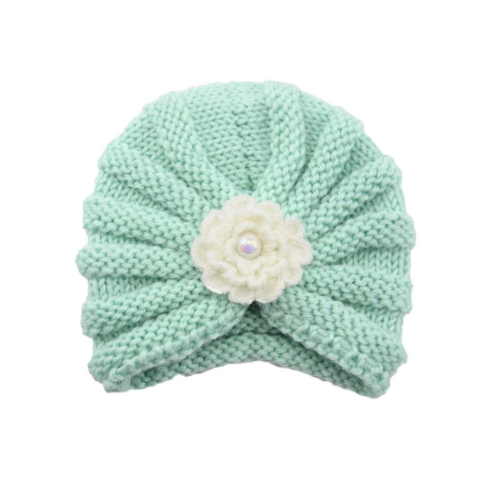 Детская шерстяная индийская шапка Camellia Pearl, теплая, вязаная, для новорожденных, на осень и зиму