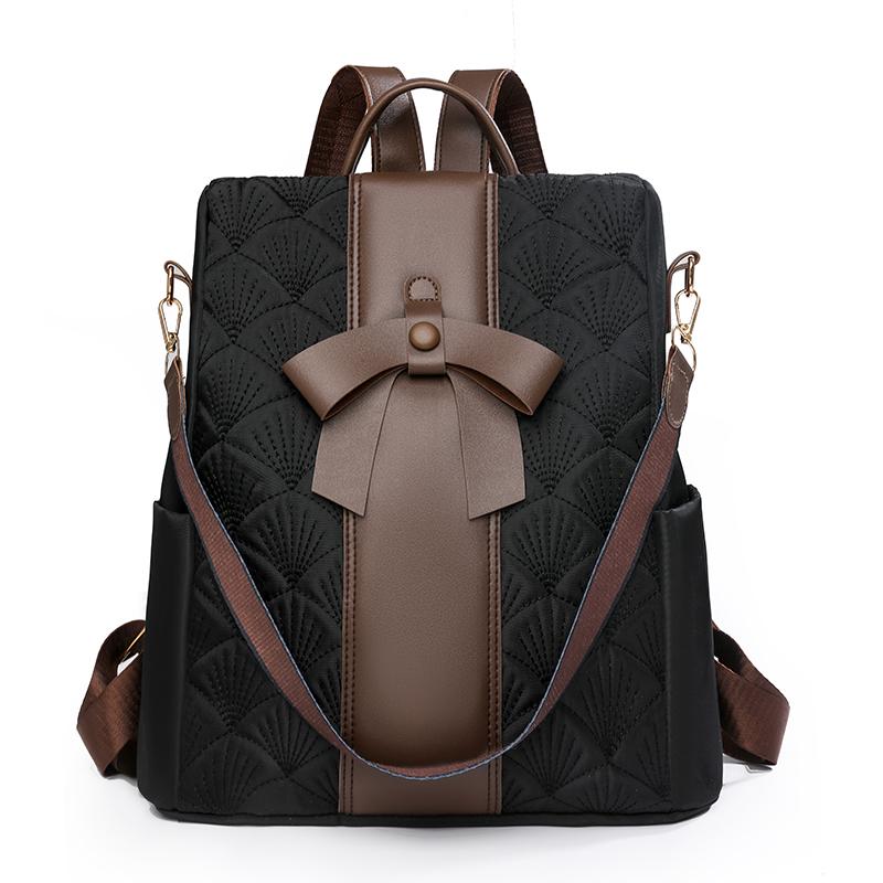 Женский рюкзак с бантом, большой вместимости, противокражный рюкзак, сумка через плечо для поездок