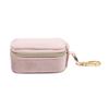 Mini Portable Jewelry Box with Keychain Earrings Necklace Ring Storage Box Velvet Travel Organizer Jewelry Case Hanging