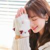 Plus Velvet Antlers Elastic Christmas Wool Mittens Half-finger Gloves Female Gloves Flip Mittens