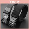 Fashionable Alloy Buckle Men Nylon Woven Waist Belt For Students And Casual Wear