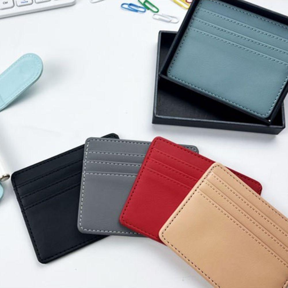 Card Credit Card ID Card Slim Billfold Short Purse Multi Slot Card Holder Women Men Short Wallet