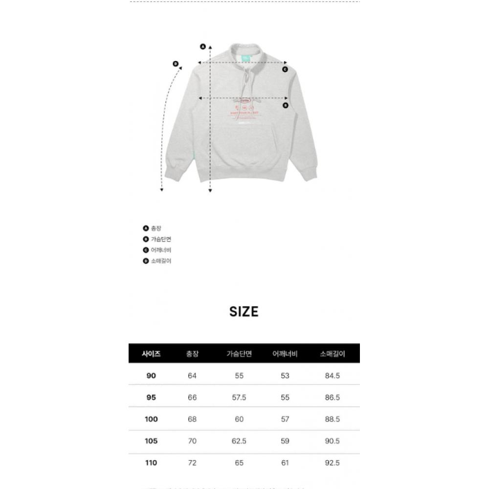 Высокий воротник, молния до середины, темно-синий