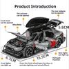 1:Масштаб 1:32 RS6 SRT Tomahawk Модель автомобиля Игрушка Сплав Литье под давлением Звук Свет Оттяжка Трассовая версия Модели Подарки для парня