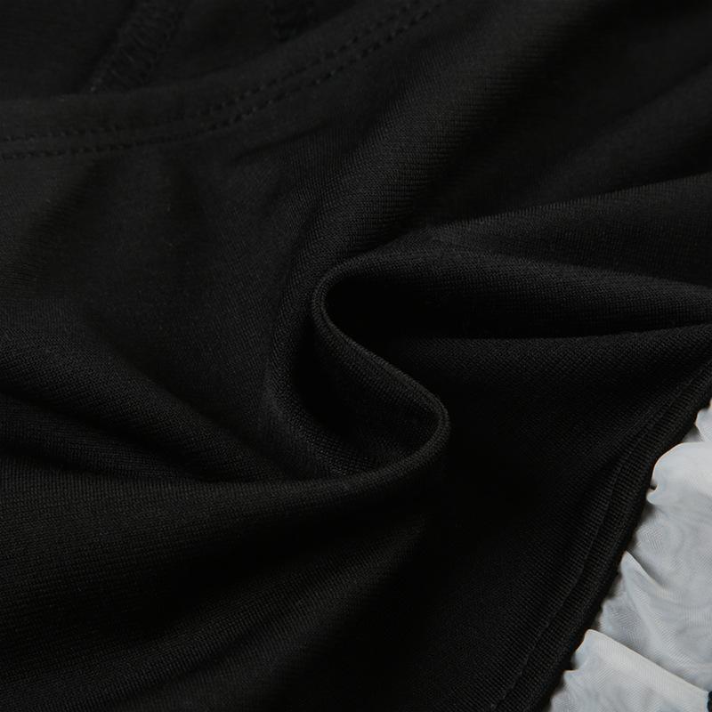 Женский стиль суда кружево кружево через веревку бант столкновение цветов бюстье чистое желание девушки корсет тонкий сотня сексуальных топов