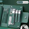 Nail Clipper Set with Leather Case - Manicure Tools