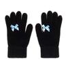 OTHER-worldly Ribbon Wool Gloves [Blue Ribbon]
