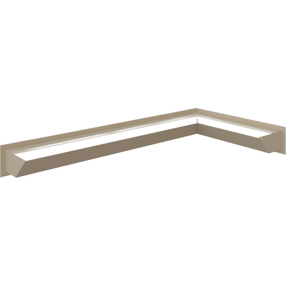 Vent Cover LUFT Corner Right 40x80x9 Cream