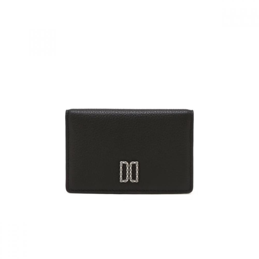 Daks Flo Black Slim Card Wallet Dcho6f621bk