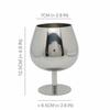 300ml Dessert Cup Rustless Steel Wine Cup Elegant Ice Cream Cup  Home Use