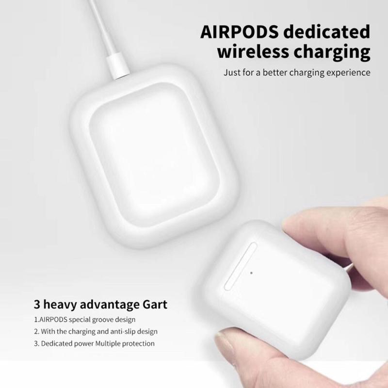 Беспроводное зарядное устройство 2 в 1, док-станция для Apple Airpods 2 AirPods Pro iPhone 8Plus X XS XR Xs 11