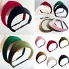 Retro Velvet Headband For Women Girls Kids Soft Non Slip Hair Accessory For Daily Parties Events