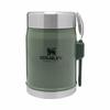 Stanley The Legendary Food Jar + Spork, 14 Oz., Hammertone Green