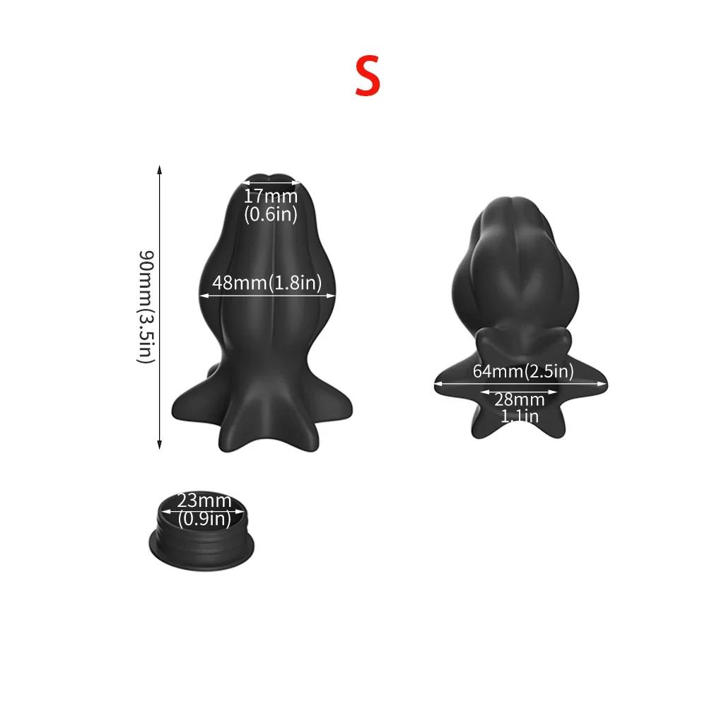 Silicone Anal Plug 3 Sizes Removable Butt Plug Stimulation Anus Masturbator G Spot Massage Dildo Sex Toys for Man Women