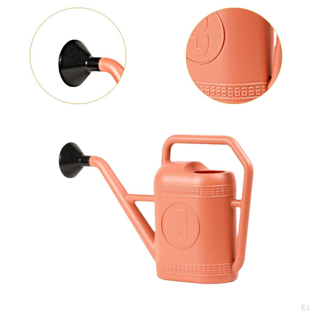 Садовая лейка с переносной ручкой и разбрызгивающей головкой для цветников