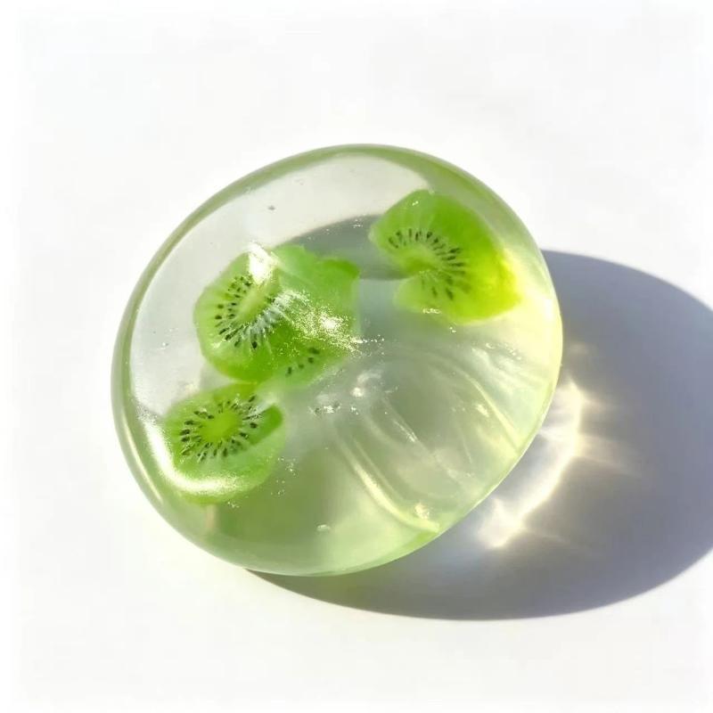 Moldable No Rebound Stress Ball Coconut Oil Scented Fruit Jelly Fidget Toy for Anxiety Sensory Calming