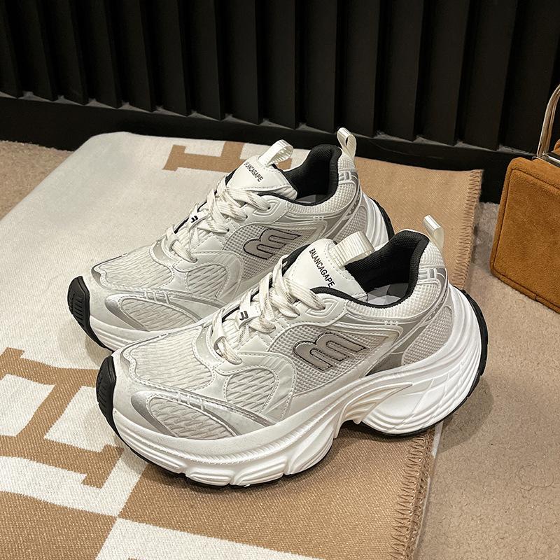 Paris dad shoes женские весна-лето 2025 новые 10XL цвета универсальные толстые подошвы подчеркивают легкость спорта и отдыха