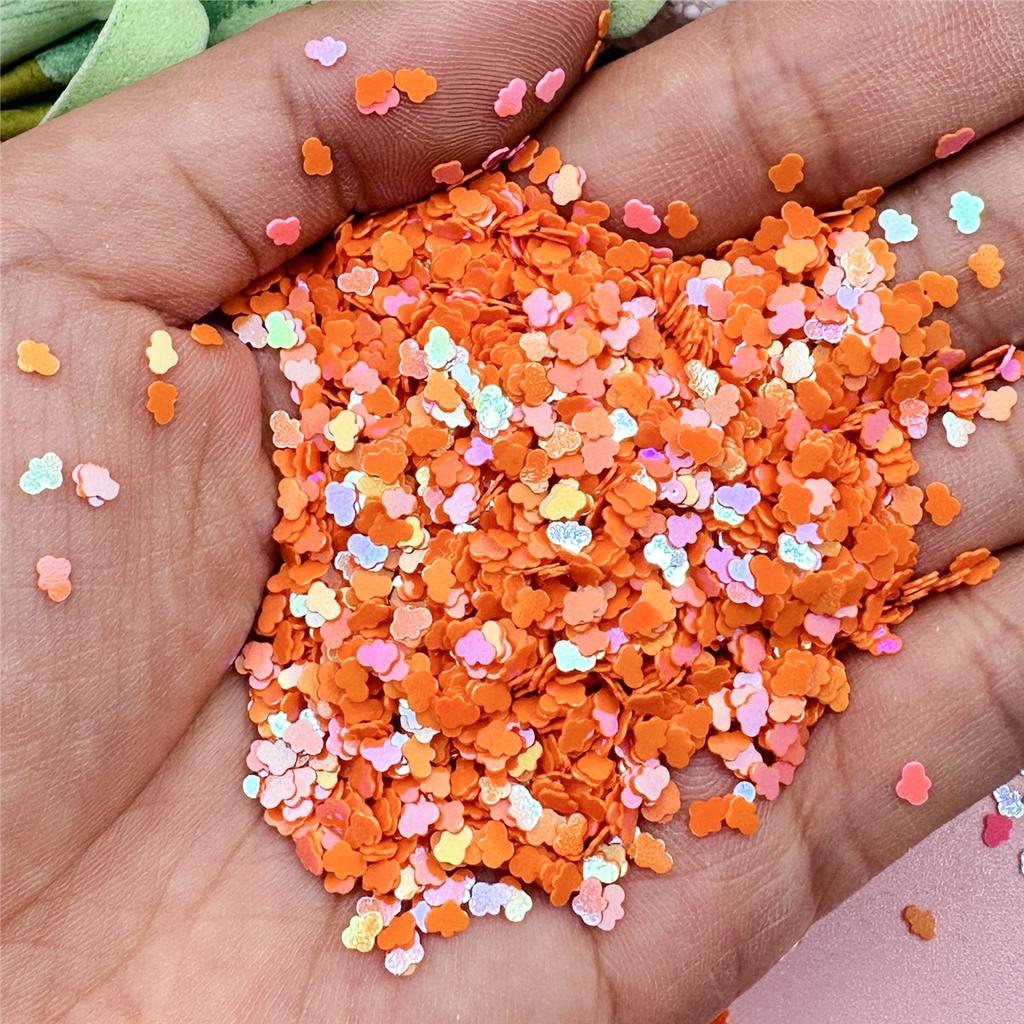 Декор для вечеринки, акриловые мини-блестки, 1000 шт., модные аксессуары из ПВХ, милые облачные аксессуары 2,5*3,2 мм