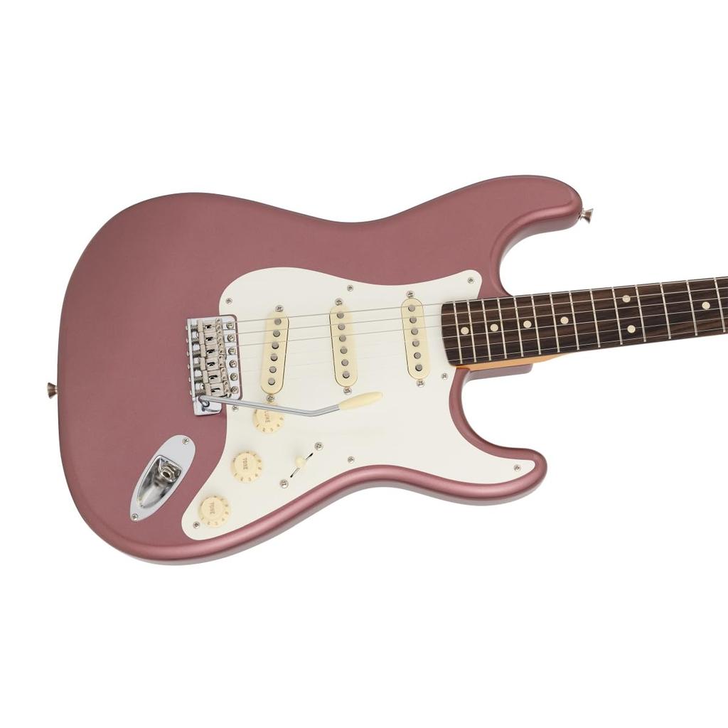 Fender /Char Stratocaster, накладка на гриф из палисандра бордового цвета, цвет «Char» бордовый [Сделано в Японии]