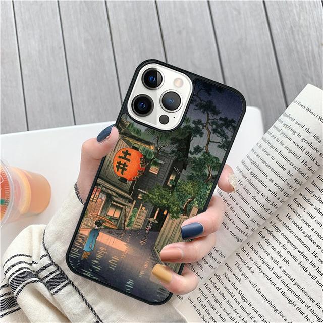 Укиё-э Японский стиль Искусство Живопись Чехол Для iPhone 17 Air 15 16 14 13 12 Pro Max 11 Pro Max Plus Чехол для телефона