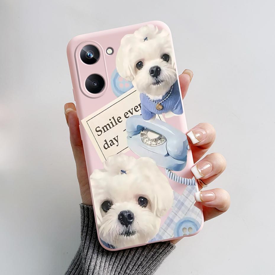 Чехол для телефона Oppo Realme 10 Pro+ Realme 10 Pro Plus 4G 5G Милый Панда Силиконовый Матовый Чехол Для Realme10 Pro+ Realme 10Pro+ Чехол