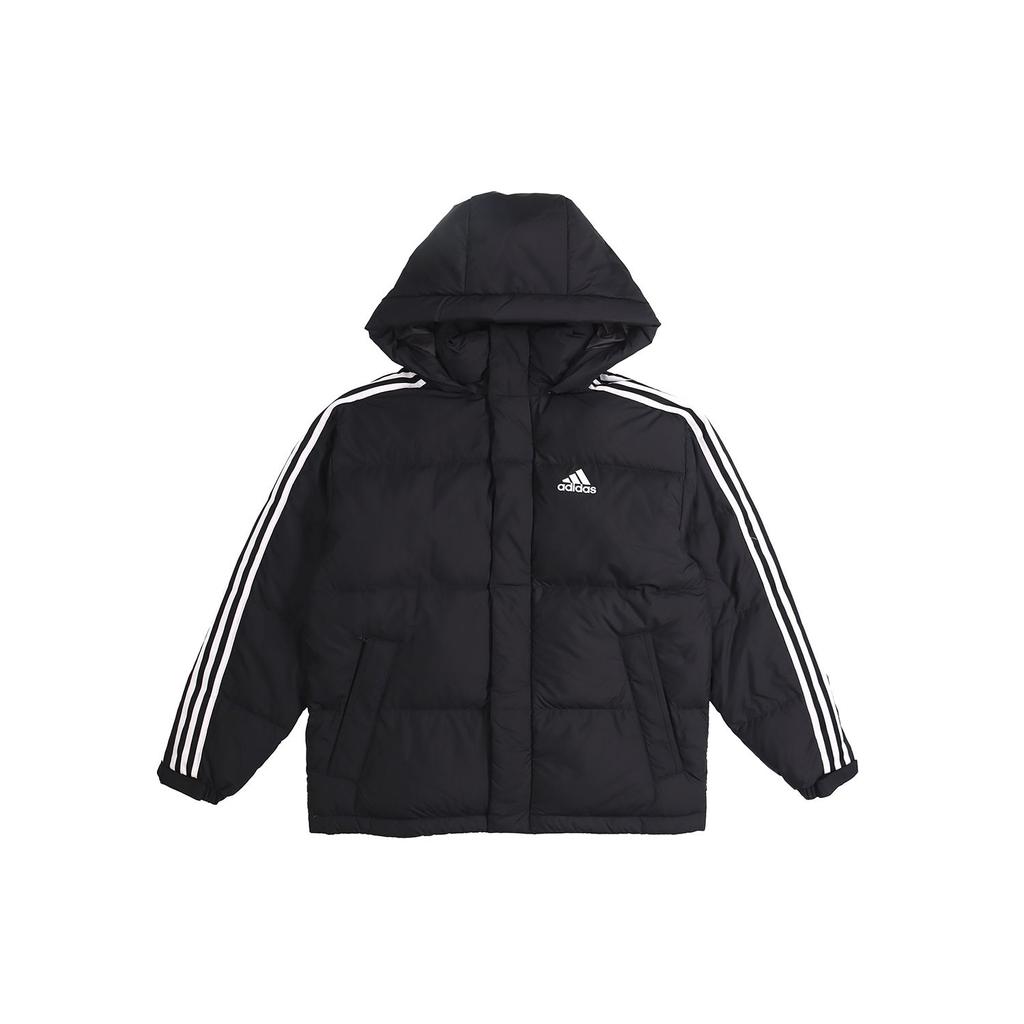 Adidas 3ST Puff Down Hooded Jacket Men Outerwear Black EH3972