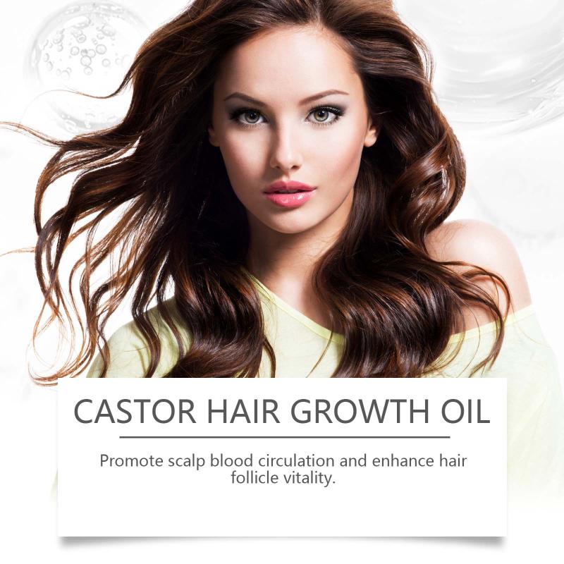 Eelhoe Castor Oil Essential Oil Rejuvenates Damaged Hair And Scalp Moisturizes And Softens Dry And Frizzy Hair