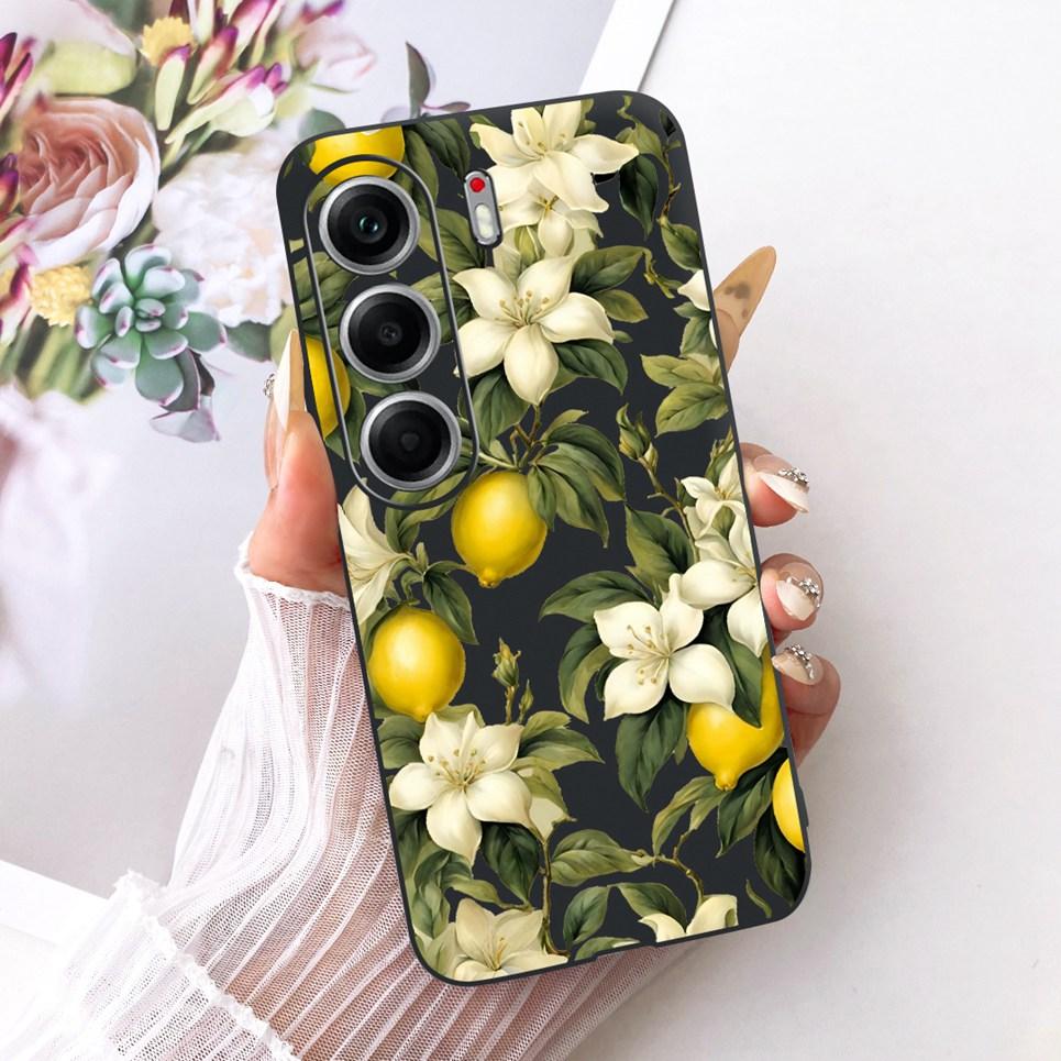 Чехол Для Tecno Camon 40 Pro CM7 CM6 Чехлы Для Телефона На Camon 40 4G CM5 Милые Мультяшные Животные Крутой Дракон Лев Мягкий ТПУ Черный Чехол