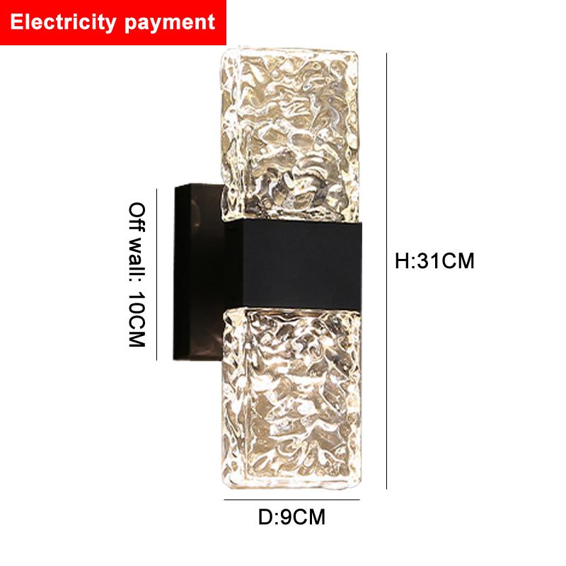 Светильник Light Luxury Led Crystal Wall Lamp, ночник для спальни, минималистский фон для телевизора, коридор, лестница, лампа для гостиной