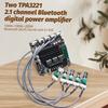 ZK-ST21 Цифровая плата усилителя мощности с поддержкой Bluetooth, 2.1 канала, 100 Вт + 100 Вт + 200 Вт, чип сабвуфера TPA3221, с проводами