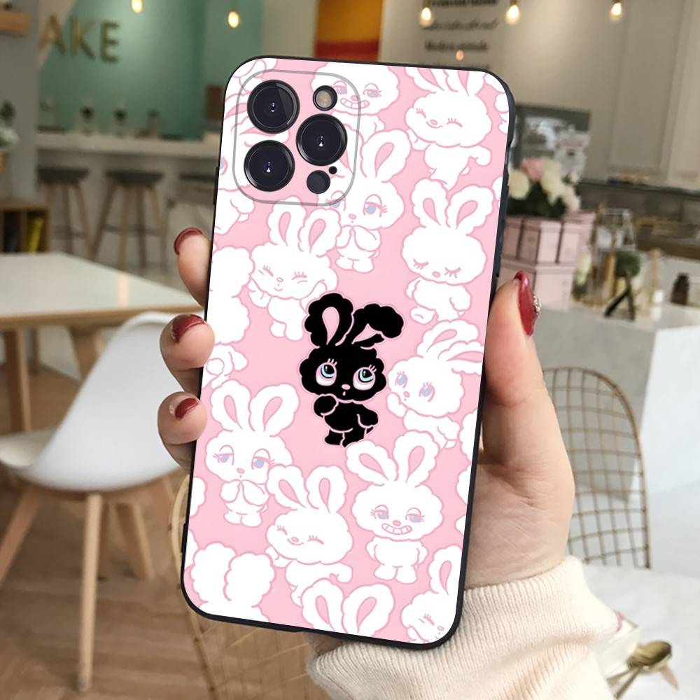Милый Мультяшный Зайчик Эстерс Для IPhone 17 16 15 14 13 12 11 Pro Max 13 17Air Ударопрочные Мягкие Чехлы для Телефона Coque