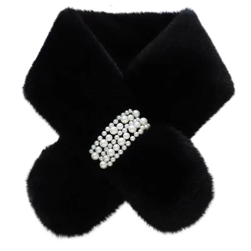 Long Thicken Neck Scarf Keep Warm Fluffy Knitting Neck Shawlrf Knitting Cross Scarf Autumn/Winter