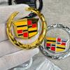 3D Car Logo Side Window Emblem metal Sticker for Cadillac Seville XT4 CT4 CT5 SLR CTS DTS ATS Escalade Exterior Accessories