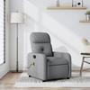 VidaXL Reclining Massage Armchair, Chair with Footrest, Seat with Backrest and Armrests Living Room, Modern, 374206
