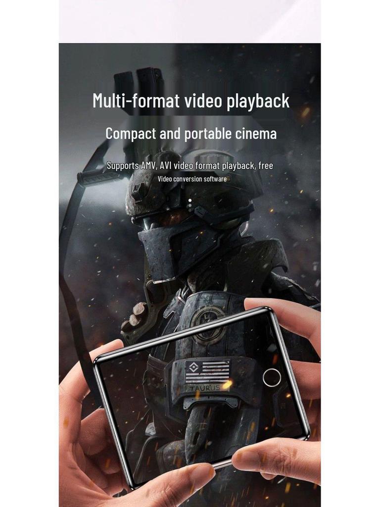 Portable Touchscreen Music & E-Book Player with Bluetooth Connectivity