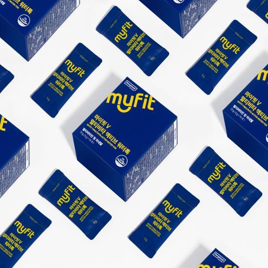 [Витамин Ли Бо-Янг] My Fit V Multivita Active Water Talk 14 пакетов (стоимость 14 дней), Корейская здоровая пища