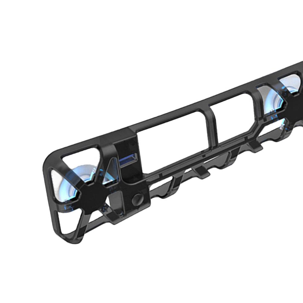 Охлаждающий вентилятор со светодиодной подсветкой и 3 вентиляторами, охлаждающие игровые аксессуары, USB DC 5V, задний охлаждающий вентилятор для игровой консоли PS5 Slim