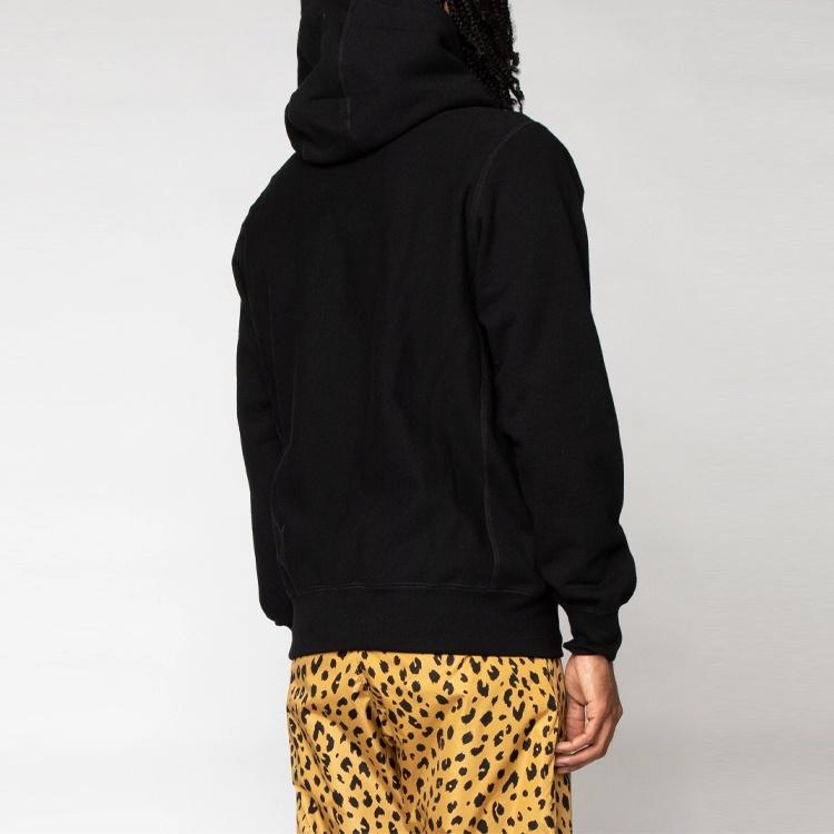 NOAH Cheetah Core Logo Hoodie 'Black' Men's CHEETAHCORE1-BLACK