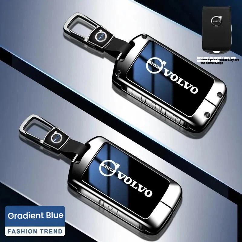 Gradient Car Key Case For Volvo XC60 XC40 XC90 S90 V60 S60 V90 C40 Polestar 1 2 Key Fob Cover Protector Shell Auto Accessory