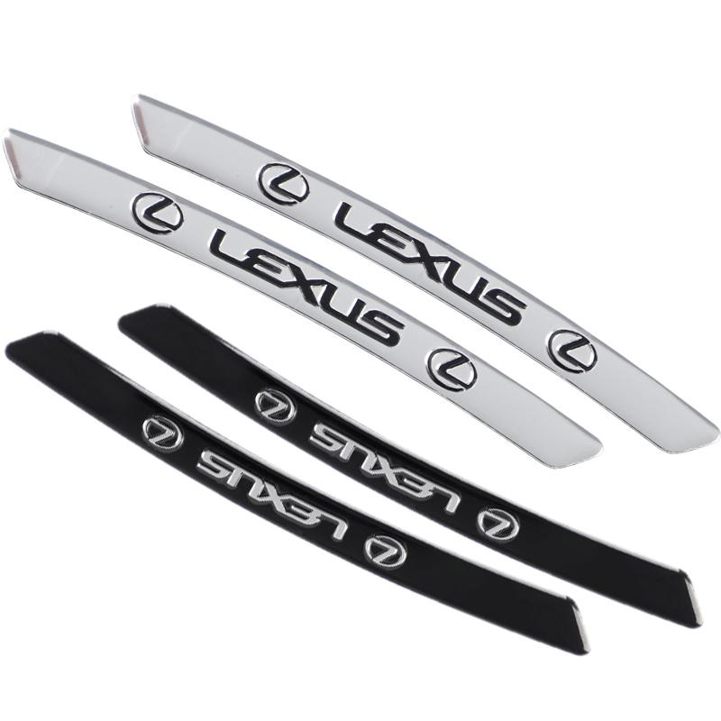 4Pcs Car Wheel Hub Rim Badge Stickers Decals Decoration For Lexus FSPORT LBX NX RX 350h 450h ES UX 300e GS GX IS LS LX CT LC RC