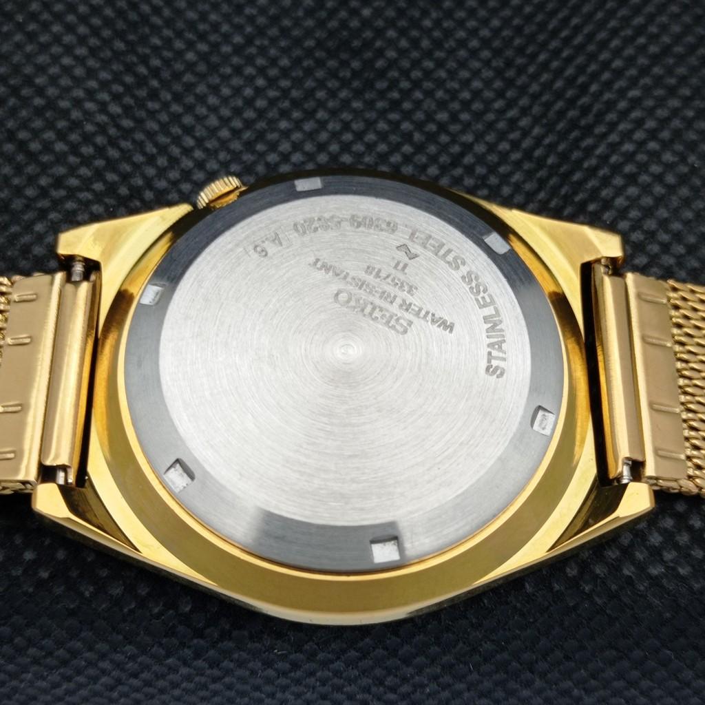 ВОССТАНОВЛЕННЫЕ ВИНТАЖНЫЕ ЧАСЫ SEIKO 5 AUTO 6309A JAPAN MENS DAY/DATE ЧЕРНЫЕ a309510-9