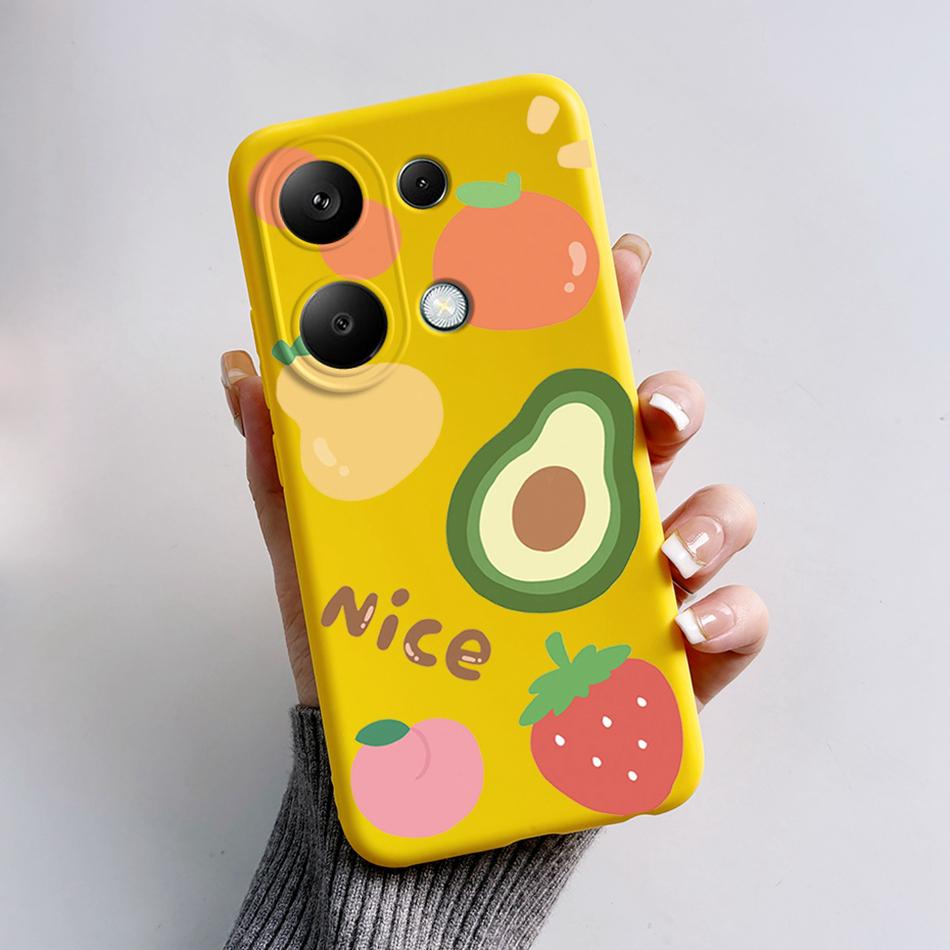 Чехол для Poco M6 Pro 4G Силиконовый чехол Мягкий бампер для Xiaomi Poco M6 Pro M6Pro 4G Глобальный Чехлы для телефонов M 6 Pro Мультяшные ТПУ оболочки