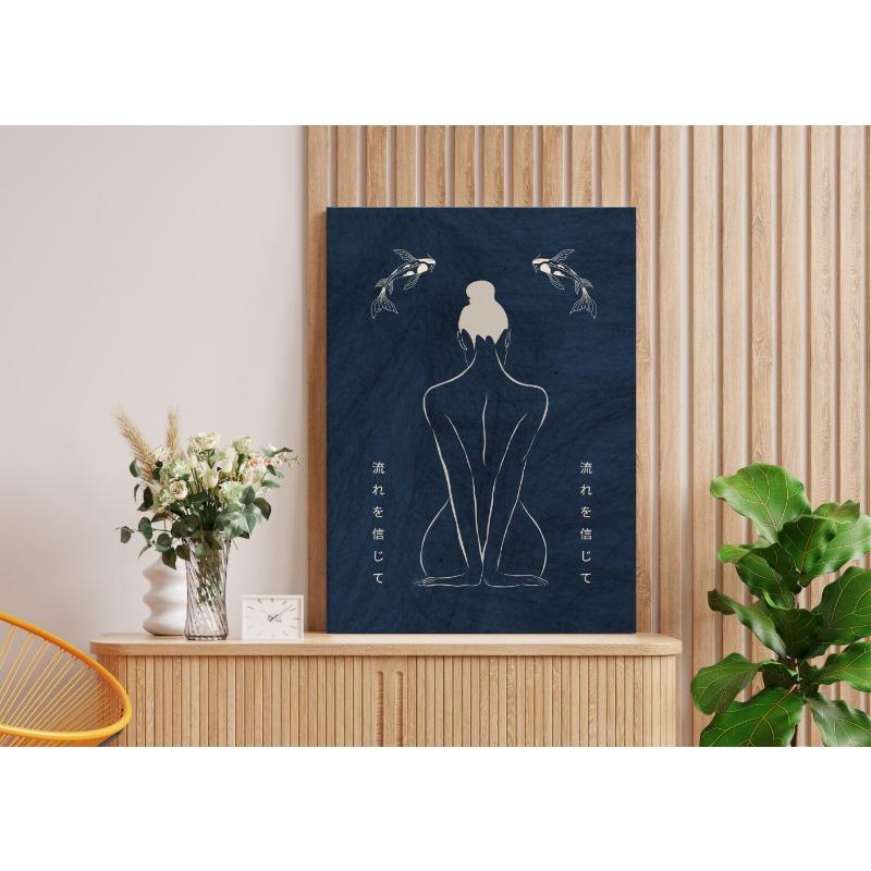 Японские винтажные духовные принты Современный настенный арт Постер Божественная женственность Чакра Холст Живопись Декор для гостиной квартиры