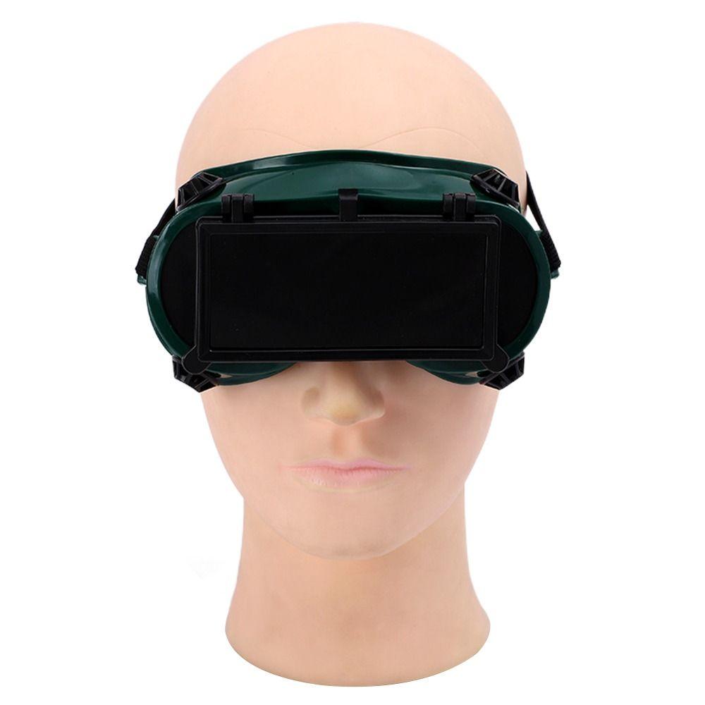 Work Safety Welding Goggles With Flip Cap Welder Accessory Eye Protector Protection Eyeglass