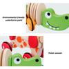 Cartoon Tractors Animals Toy Wooden Pull Toy Kids Intelligence Educational Toys Swinging Little Crocodile Selected Wood