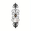 1Pc Wall Candle Holders Retro Diamond Encrusted Candlestick for Living Room Bedroom Decorations