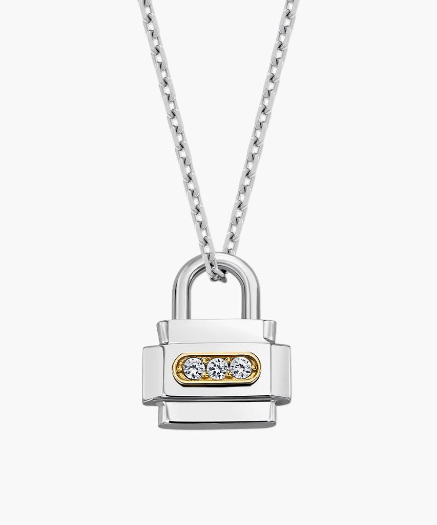 Ожерелье с замком Mcel Silver Pin