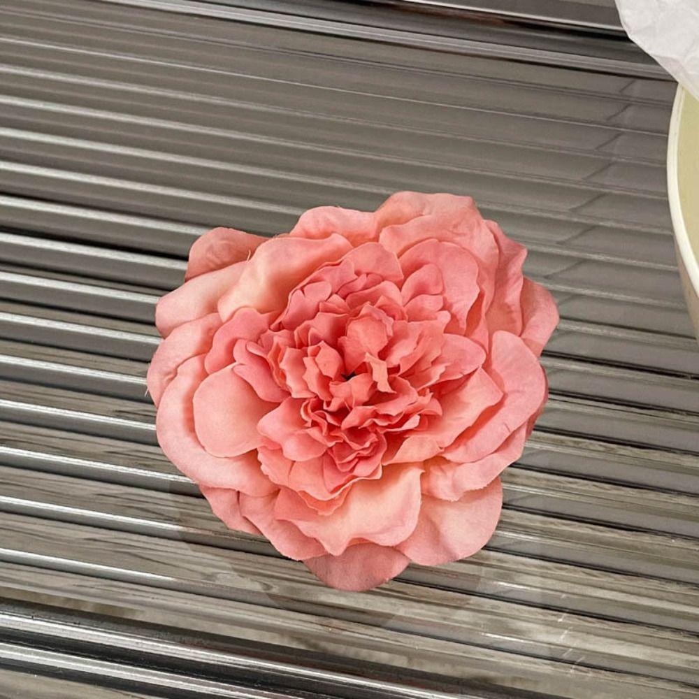 Цветок Искусственный Цветок Заколки для Волос Богемия Боковые Заколки Пион Цветок Заколка для Волос Женщины